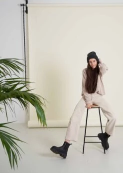 Strickpullover SLICHT OysterGrey 24 Strickpullover SLICHT OysterGrey -Noorlys stills nachhaltig bio fair produziert warm winter 81