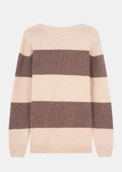 Strickpullover RIFFELT OysterSchokoStriped 10 Strickpullover RIFFELT OysterSchokoStriped -Noorlys strickpullover riffelt oysterschokostriped h