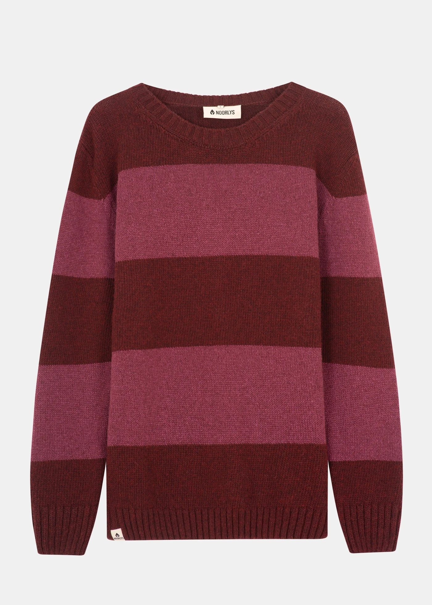 Strickpullover RIFFELT PlumViolettStriped 1 Strickpullover RIFFELT PlumViolettStriped