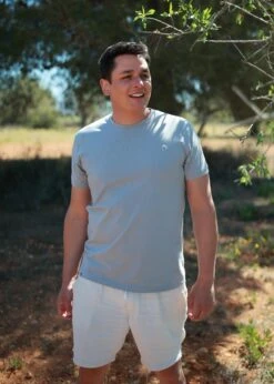 T-Shirt JOHANN UltimateGrey 25 T-Shirt JOHANN UltimateGrey -Noorlys summer grosse groessen plus size uebergroessen bio nachhaltig fair produziert oeko cool schoen men women kleidung neu sommer