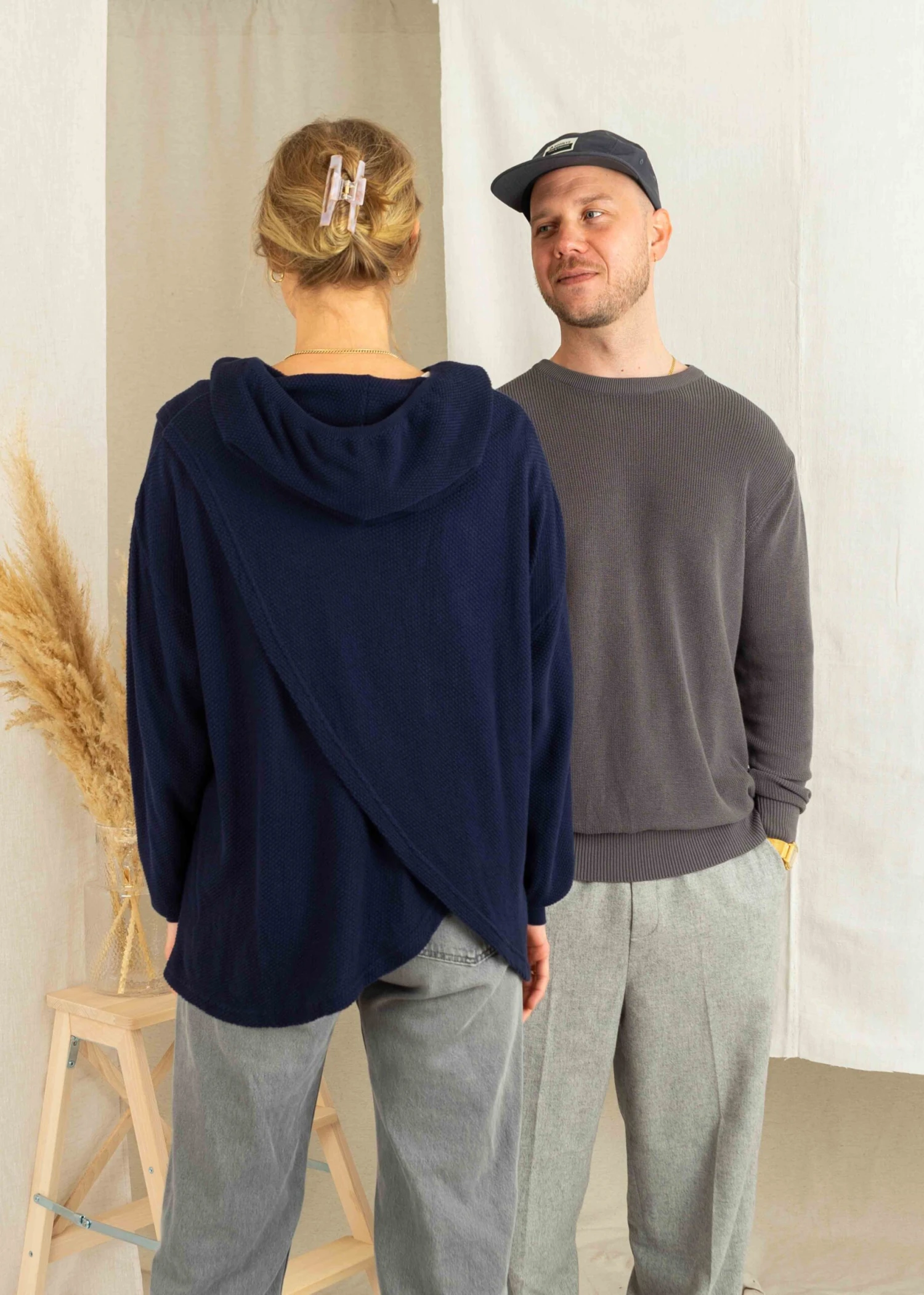 Strickpullover JORI Anthracite 2 Strickpullover JORI Anthracite – Bild 2