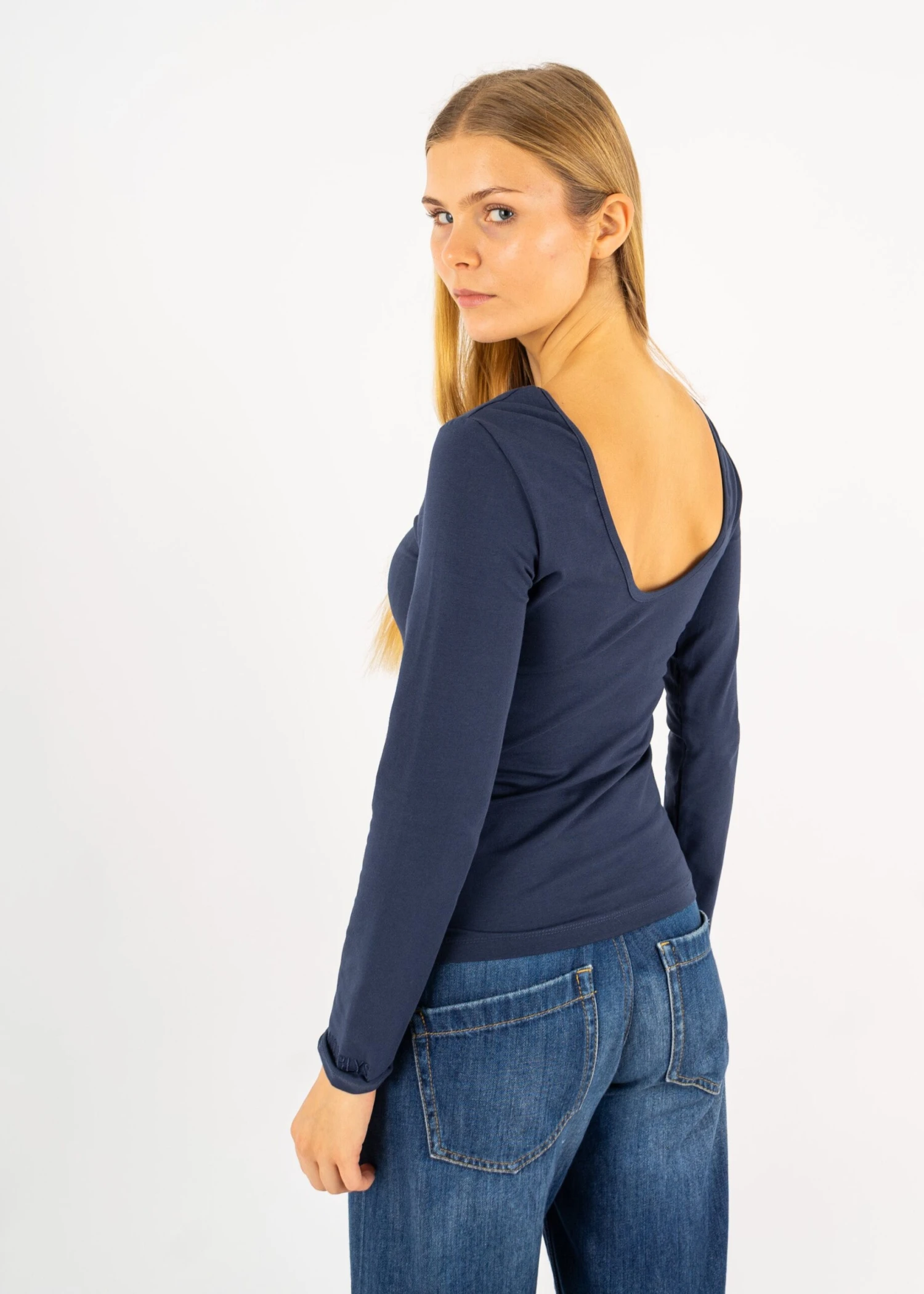 Longsleeve ELISE Navy 2 Longsleeve ELISE Navy – Bild 2