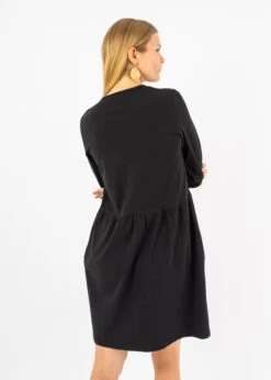 Kleid NORDFLAAR Black -Noorlys winter fair studio cozy schoen nachhaltig faire mode bio summer 230