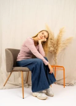 Longsleeve ELISE Mauve 15 Longsleeve ELISE Mauve -Noorlys winter fair studio cozy schoen nachhaltig faire mode bio summer 301