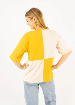 T-Shirt FIERNKANT HoneyGold/PearledIvory 15 T-Shirt FIERNKANT HoneyGold/PearledIvory -Noorlys winter fair studio cozy schoen nachhaltig faire mode bio summer 56