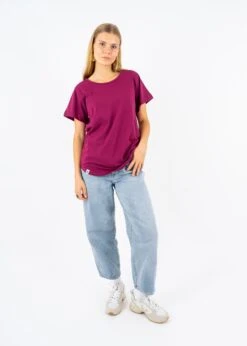 T-Shirt SCHIER Beaujolais -Noorlys winter fair studio cozy schoen nachhaltig faire mode bio summer 61