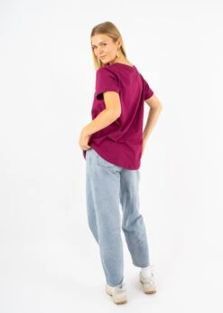 T-Shirt SCHIER Beaujolais -Noorlys winter fair studio cozy schoen nachhaltig faire mode bio summer 62