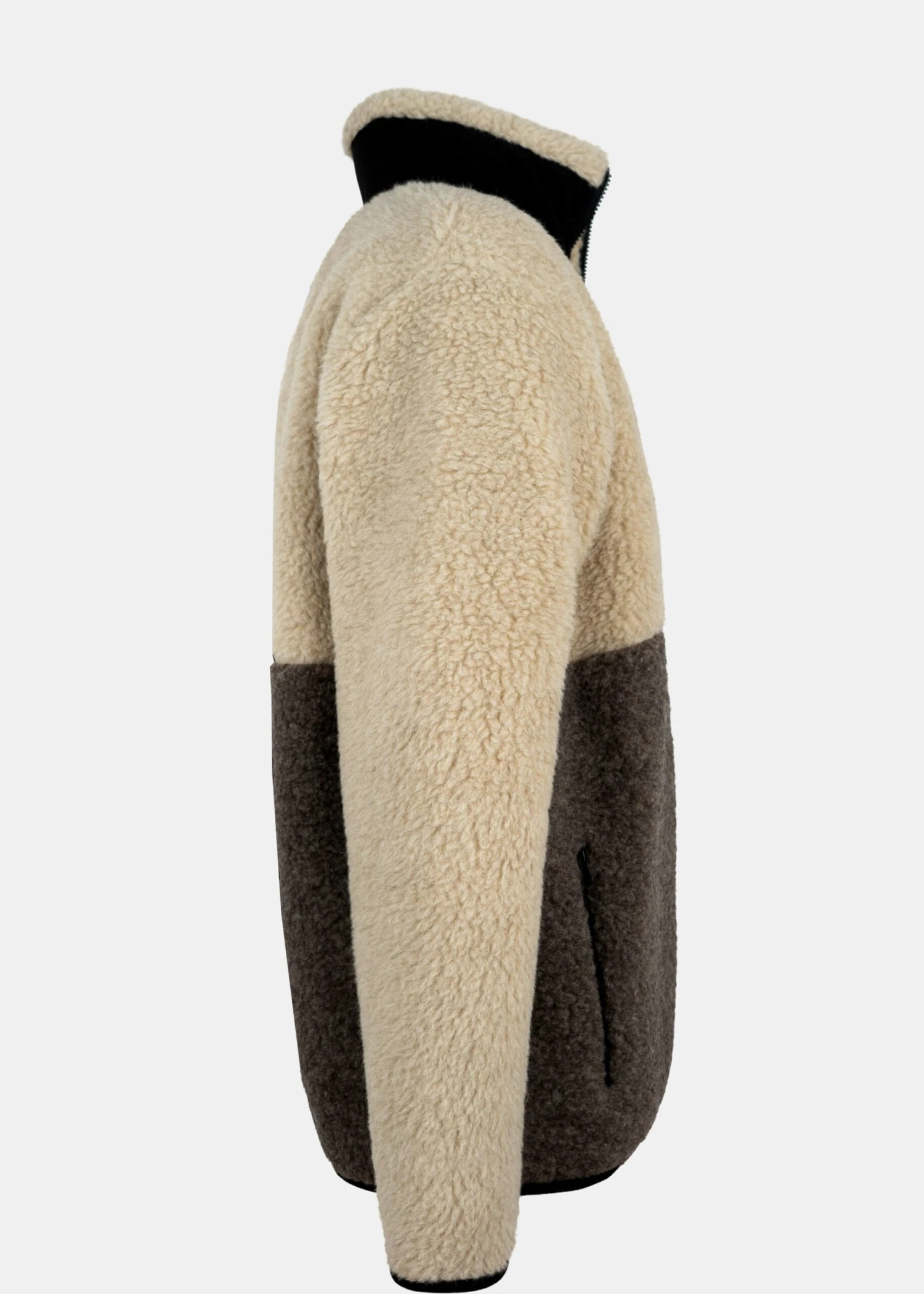 Woll-Jacke WÜLLEN Natur/Braun 3 Woll-Jacke WÜLLEN Natur/Braun – Bild 3