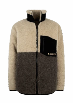 Woll-Jacke WÜLLEN Natur/Braun