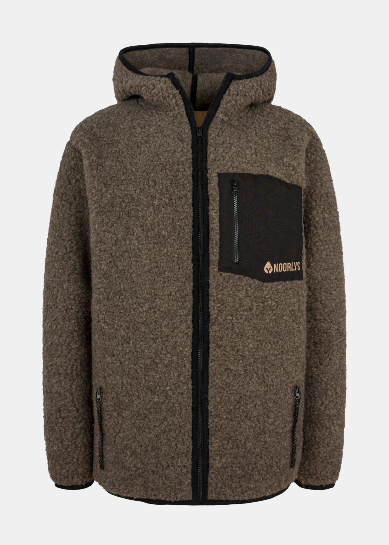 Woll-Jacke BERSCHEN Braun 1 Woll-Jacke BERSCHEN Braun